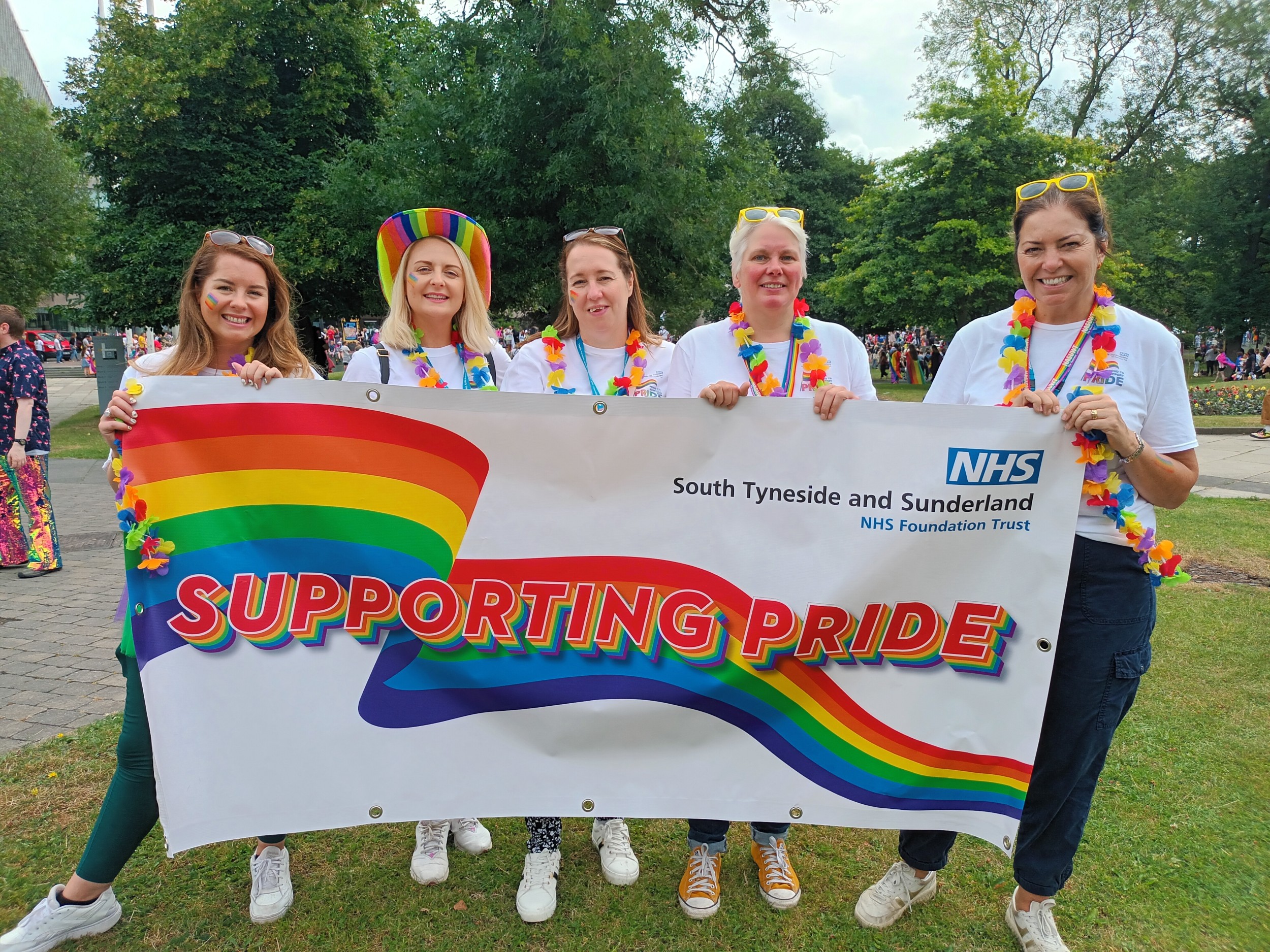 STSFT colleagues at last year's Northern Pride event..jpg